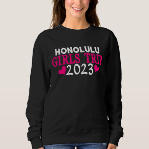 Sweatshirt Voyage à Honolulu pour filles  2023 Enterrement de