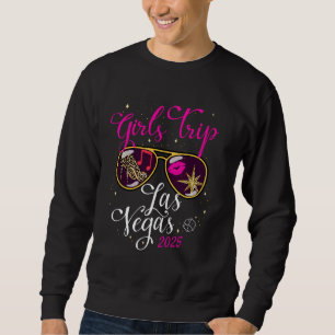 Sweatshirt Voyage de filles à Las Vegas 2025 Chemises Escouad