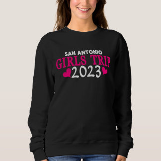 Sweatshirt Voyage de filles à San Antonio 2023 Enterrement d