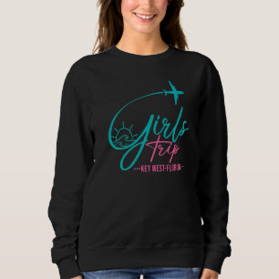 Sweatshirt Voyage en avion Key West Floride Correspondant Voy
