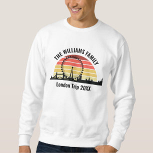 Sweatshirt Voyage sur mesure à Londres en Angleterre au couch