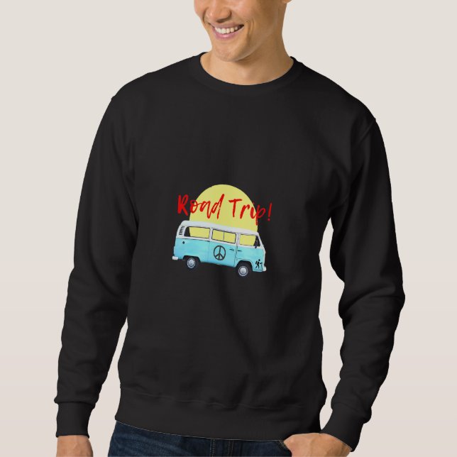 Sweatshirt Voyage sur route (Devant)