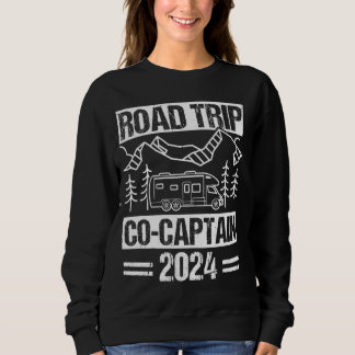 Sweatshirt Voyage sur route CO-CAPITAINE Vacances sur route V