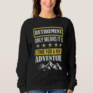 Sweatshirt Voyageur de Montagne de retraite Randonnée en camp