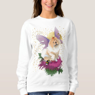 Sweatshirt VOYEZ-MOI SUR LA LUNE - Chow Sweatshirt- noir ou q