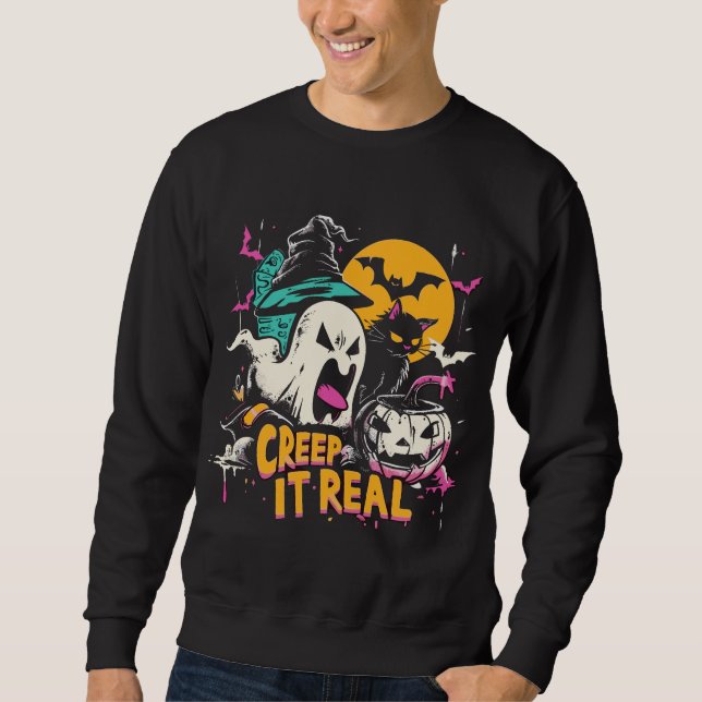 Sweatshirt Vraie | ExDesigner | Halloween (Devant)