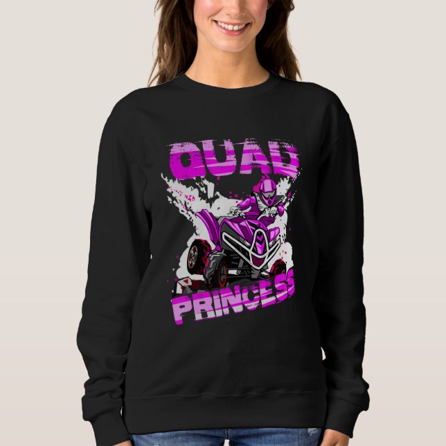 Sweatshirt VTT 4 roues quadruple Princesse Boue MX Gi (Devant)