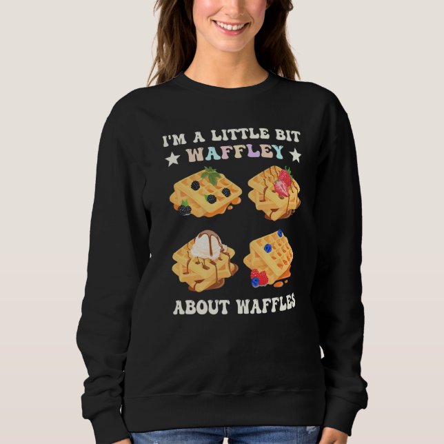 Sweatshirt Waffle Costume Petit déjeuner Waffle Master Waffle (Devant)