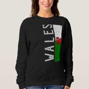 Sweatshirt Wales Heritage Pride Country Support Welsh Flag