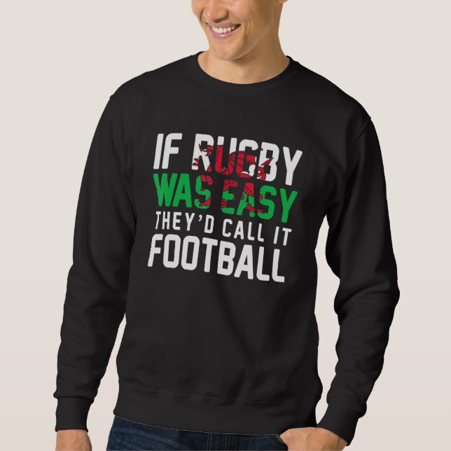 Sweatshirt Wales Rugby   Welsh Flag Wales (Devant)
