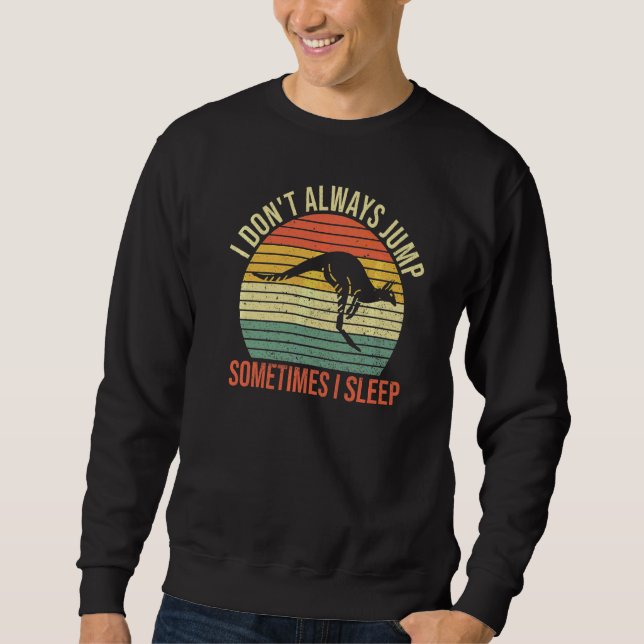 Sweatshirt Wallaby Kangaroo Citation Pour Wallaby Kangaroo (Devant)