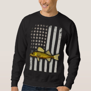 Sweatshirt Walleye Fishing Usa 1