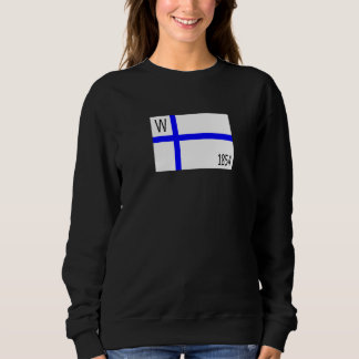 Sweatshirt Wapella Illinois Flag