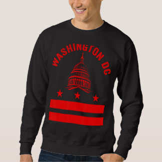 Sweatshirt Washington Dc Drapeau Amour Capitol Hill Souvenir