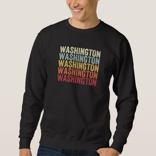 Sweatshirt Washington Pennsylvania Washington PA Retro Vintag (Devant)