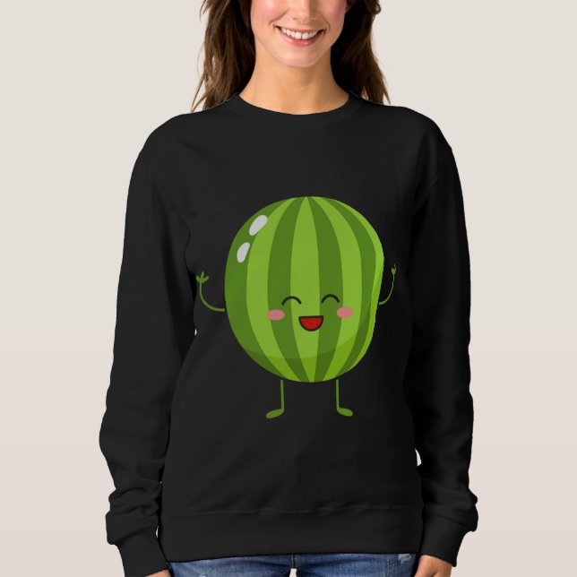 Sweatshirt Watermelon - Fruit Thème Cadeau En Vêtements Pour  (Devant)