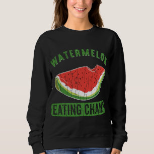 Sweatshirt Watermelon Manger Champ amusant Été Fruit Lover G