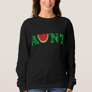 Sweatshirt Watermelon Tante Melon Tante Tropical Summer Fruit
