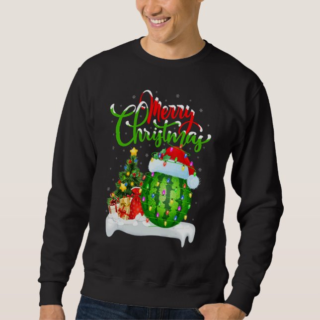 Sweatshirt Watermelon   Xmas Decorations Santa Watermelon Chr (Devant)