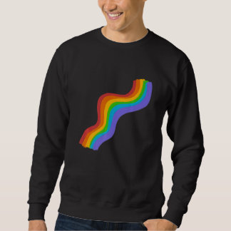 Sweatshirt Wavy Rainbow ROYGBIV Pride Rainbow