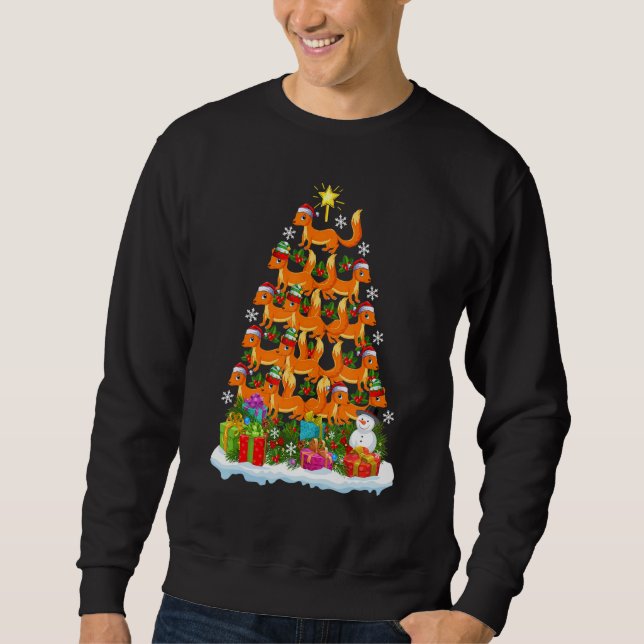 Sweatshirt Weasel   Xmas Holiday   Weasel Christmas Tree (Devant)