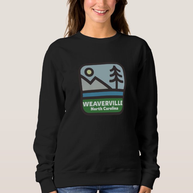Sweatshirt Weaverville North Carolina Mountains NC Souvenir (Devant)