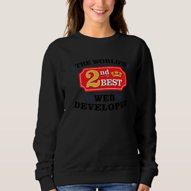 Sweatshirt Web Developer Coder Appréciation Travail Joke 1 (Devant)