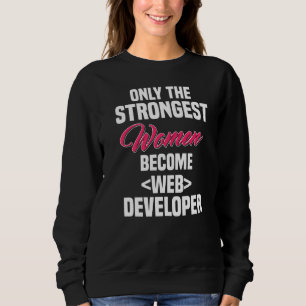 Sweatshirt Web Developer Web Web Femmes Programmer Coder Comp