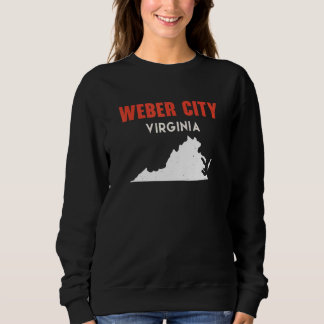 Sweatshirt Weber City Virginie États-Unis État Amérique Voyag