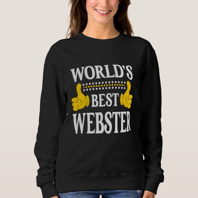 Sweatshirt Webster Nom de famille Famille Nom de famille Meil (Devant)