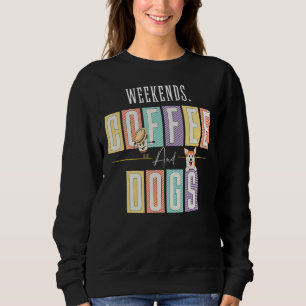 Sweatshirt Week-ends Café et Chiens Chien Maman Chien Chien