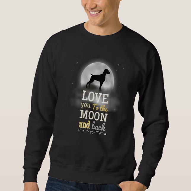 Sweatshirt Weimaraner Dog Breed  3 (Devant)