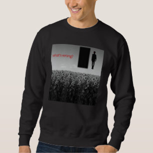 Sweatshirt Weirdcore esthétique Strangecore Déplaisant ombre