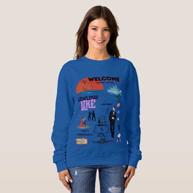SWEATSHIRT WELCOME AGAIN (Devant entier)