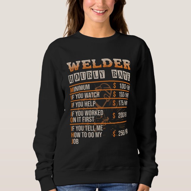 Sweatshirt Welder Hourly Rate   Welder (Devant)