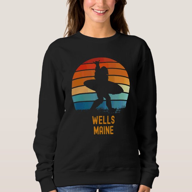 Sweatshirt Wells Maine Sasquatch Souvenir (Devant)