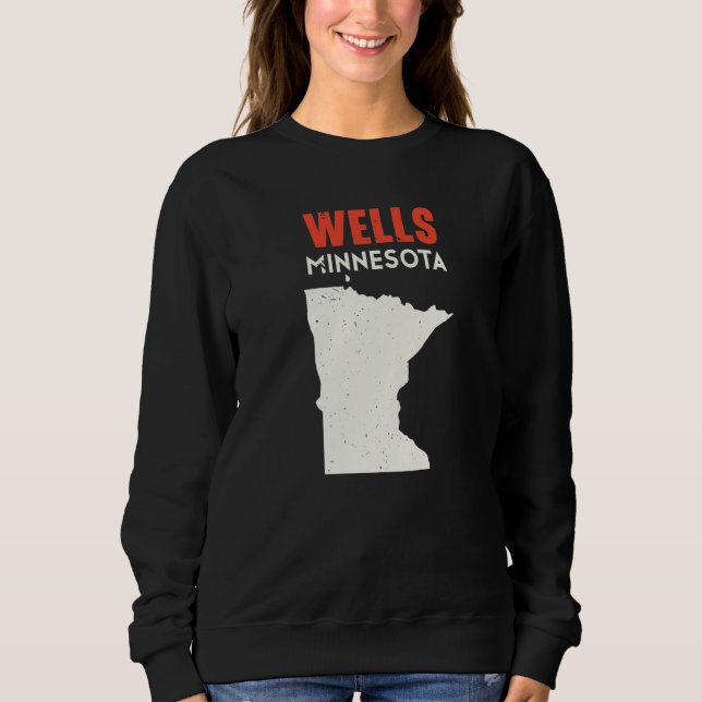 Sweatshirt Wells Minnesota USA State America Travel Minnesota (Devant)