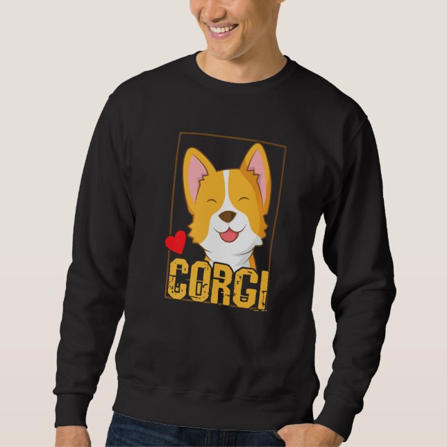 Sweatshirt Welsh Corgi Cardigan Chien (Devant)