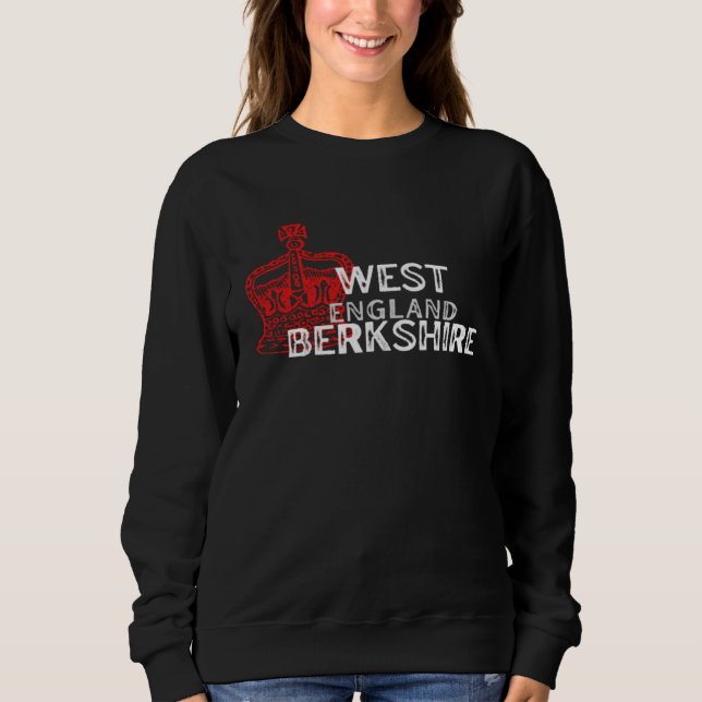 Sweatshirt WEST BERKSHIRE England Crown Badge (Devant)