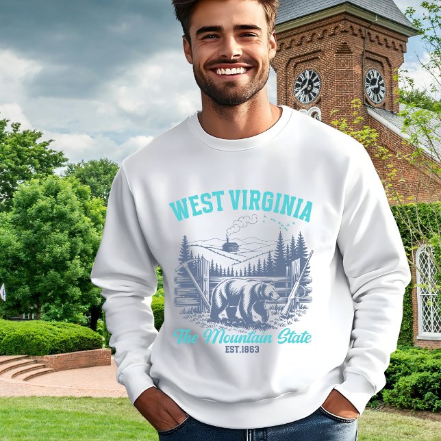Sweatshirt West Virginia Wilderness Bear Souvenir (Créateur téléchargé)