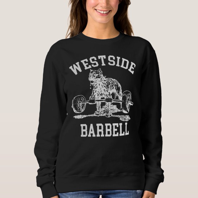 Sweatshirt Westside Barbell Gym Weight Lifting Exercice Fitne (Devant)