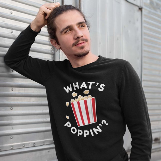 Sweatshirt What’s Poppin’ (popcorn sweatshirt)