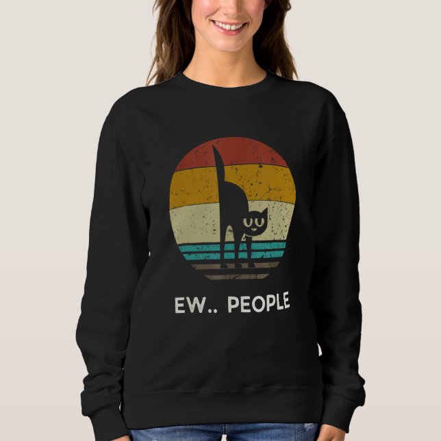 Sweatshirt What s Your Pawblem Sarcastic Kitten Cats  Cat 4 (Devant)