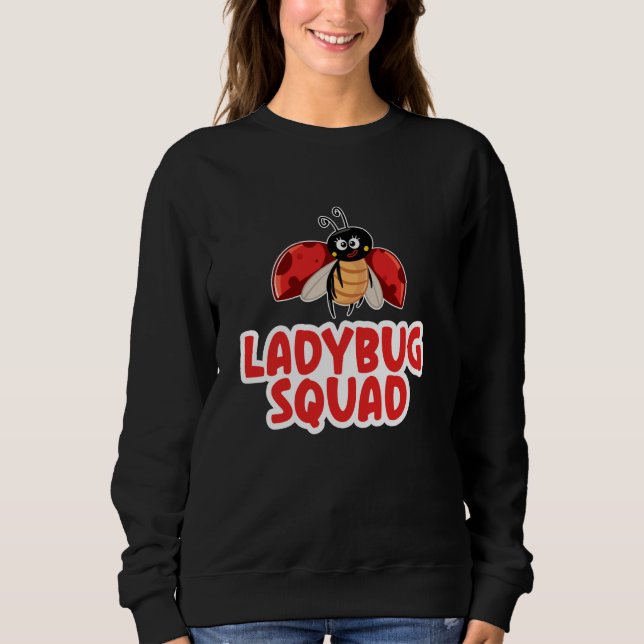 Sweatshirt Whimsical Ladybug Quad Kawaii Anime Bugs (Devant)