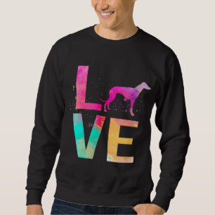 Sweatshirt Whippet coloré Chien Maman Cadeaux Whippet