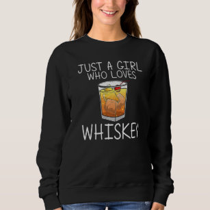 Sweatshirt Whiskey cool Pour Les Filles Malt Whisky Alcool Bo