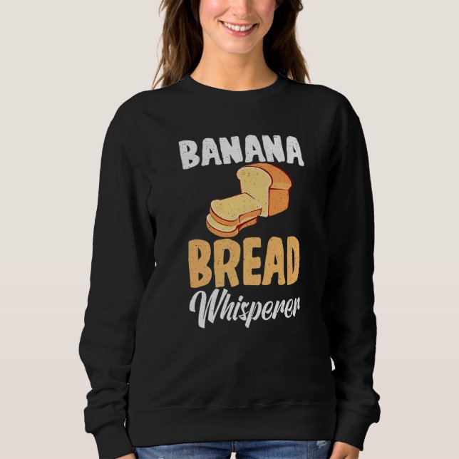 Sweatshirt Whisperer à pain bananier Premium (Devant)