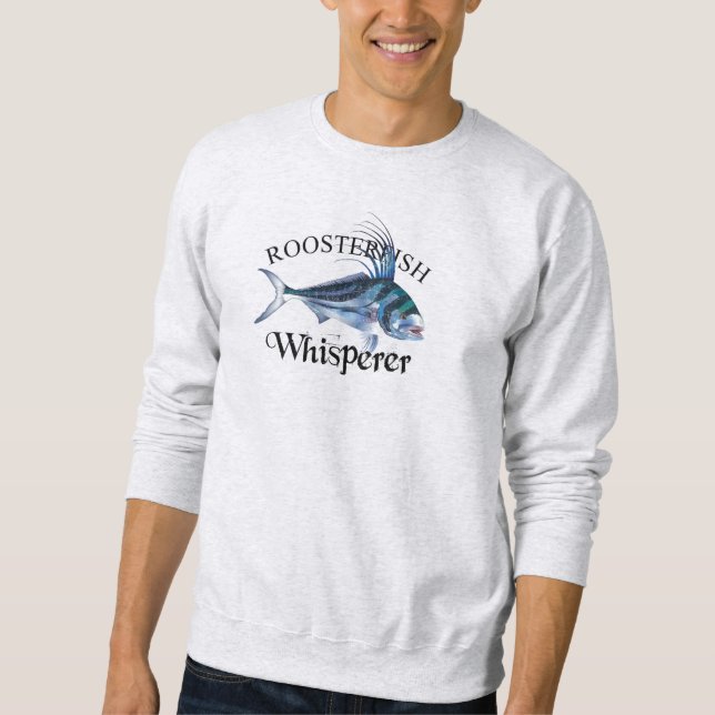 Sweatshirt Whisperer de rôti de poisson clair (Devant)