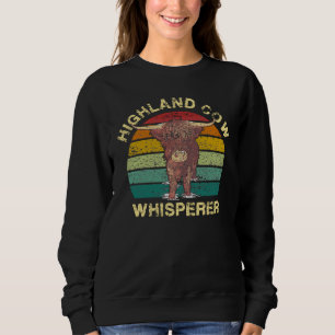 Sweatshirt Whisperer de vache Highland