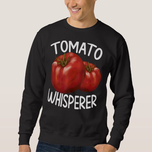 Sweatshirt Whisperer tomate (Devant)